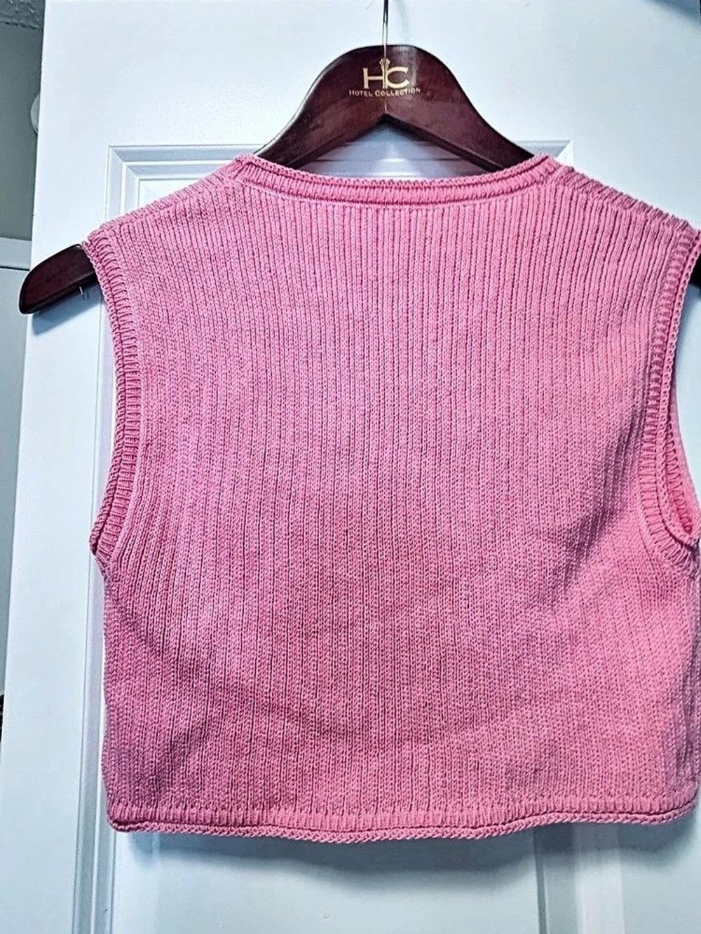 _Pink Knit Sweater Top - Picture 2 of 3